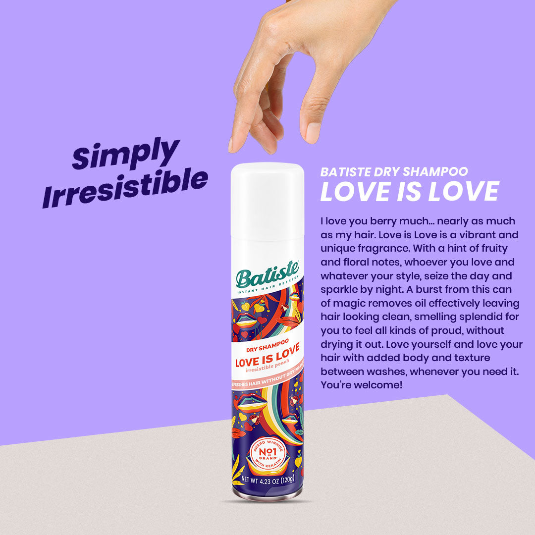 Batiste Dry Shampoo - Love is Love (200ml)
