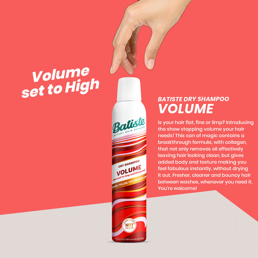 Batiste Dry Shampoo - Volume (200ml)